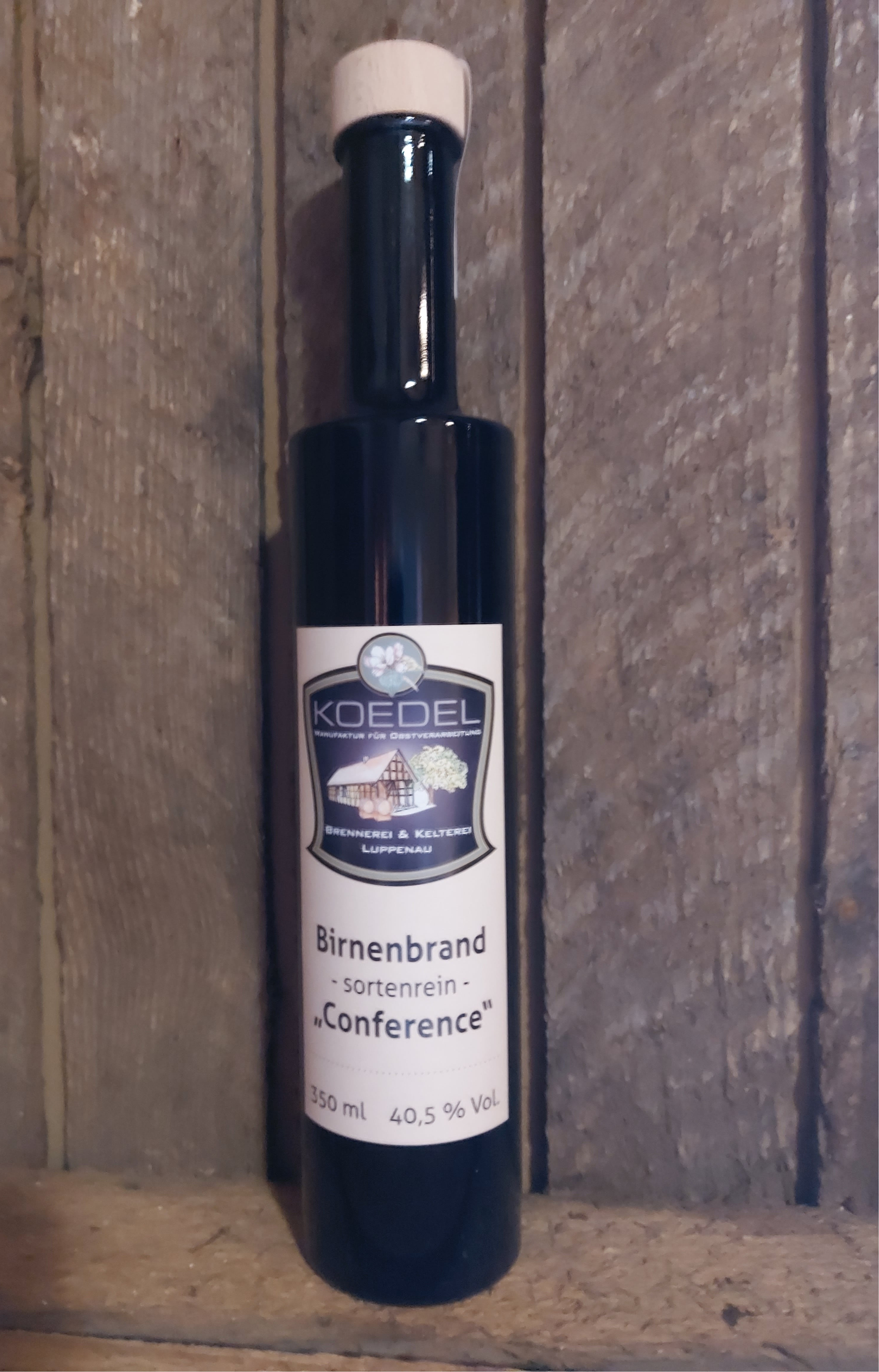 Birnenbrand, sortenrein "Conference"  350 ml