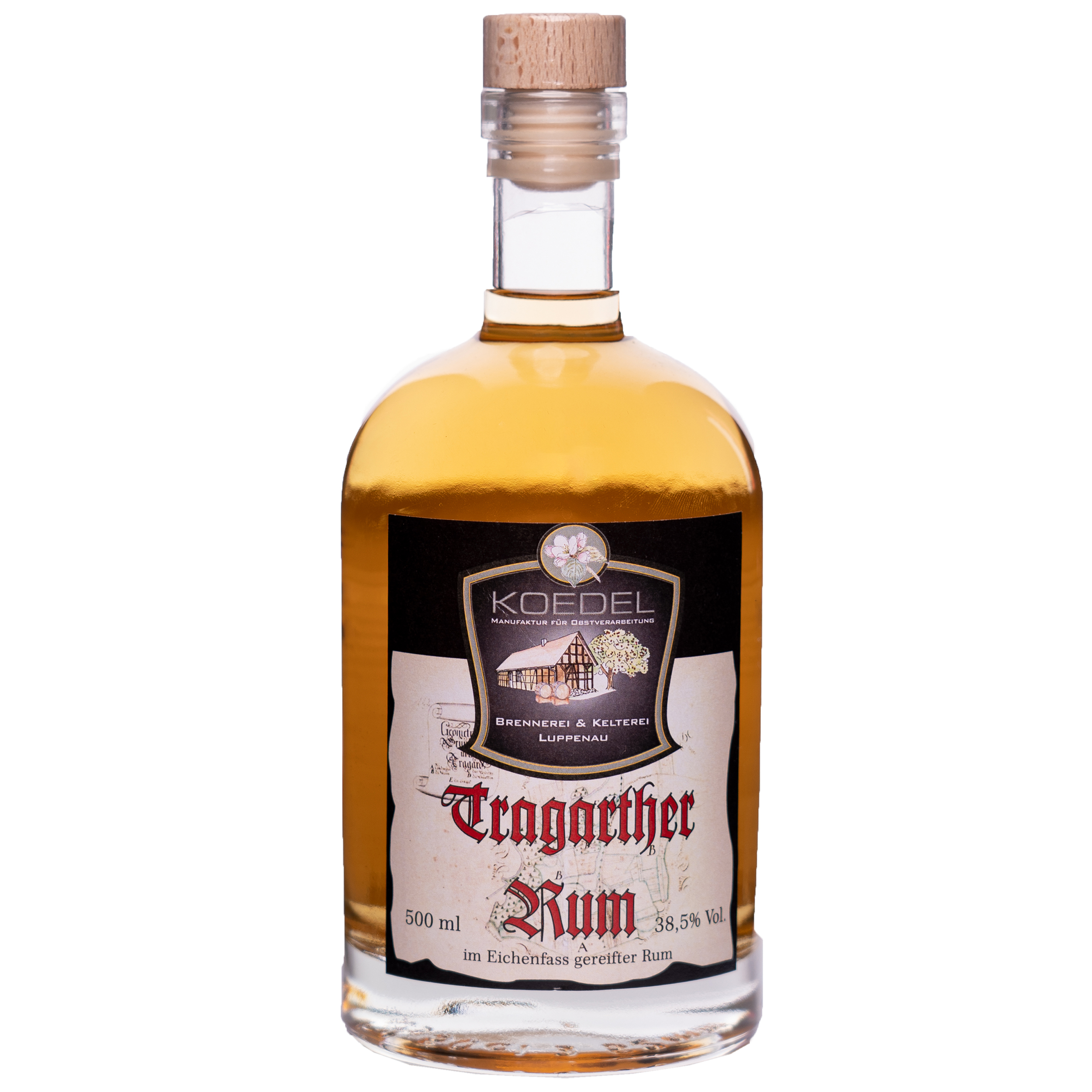 Tragarther Rum, im Fass gereifter Rum 500ml
